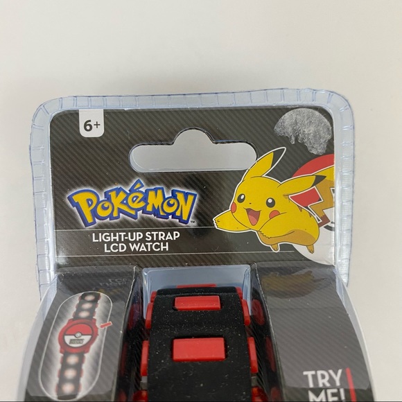 Pokémon Light Up LCD Watch Poke Ball Face - Picture 2 of 9